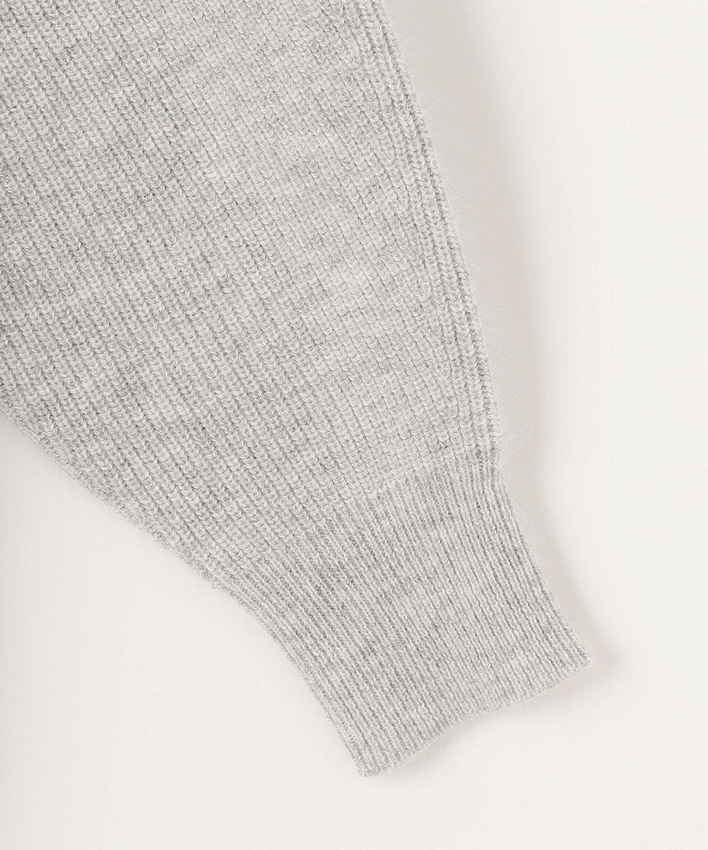 自由区 L 【洗える】シャイニールレックス Vネックニット 