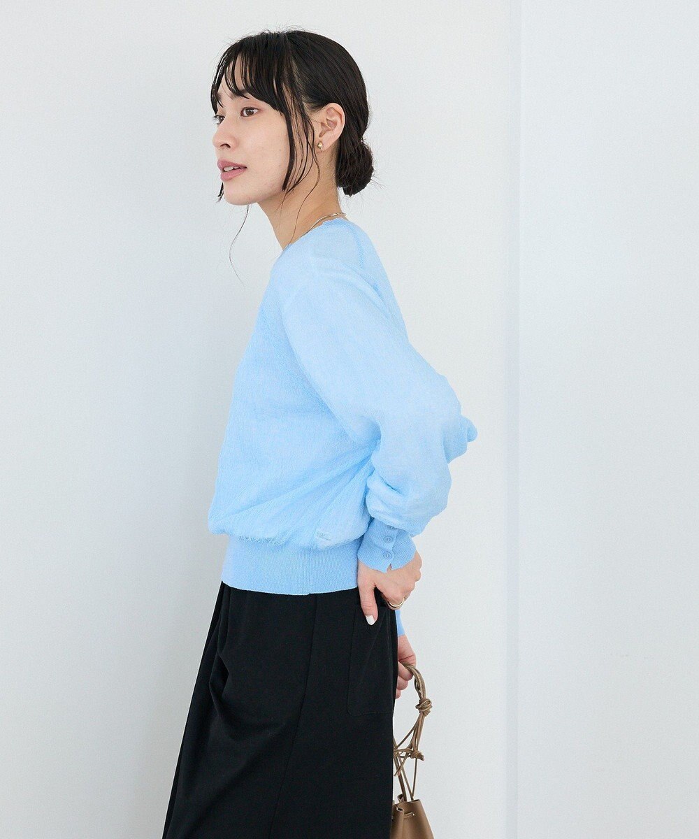 CRAFT STANDARD BOUTIQUE ジョーゼットシアーニットプルオーバー 