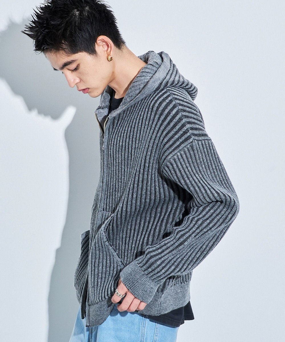 WEGO ヴィンテージライクZIPパーカー 