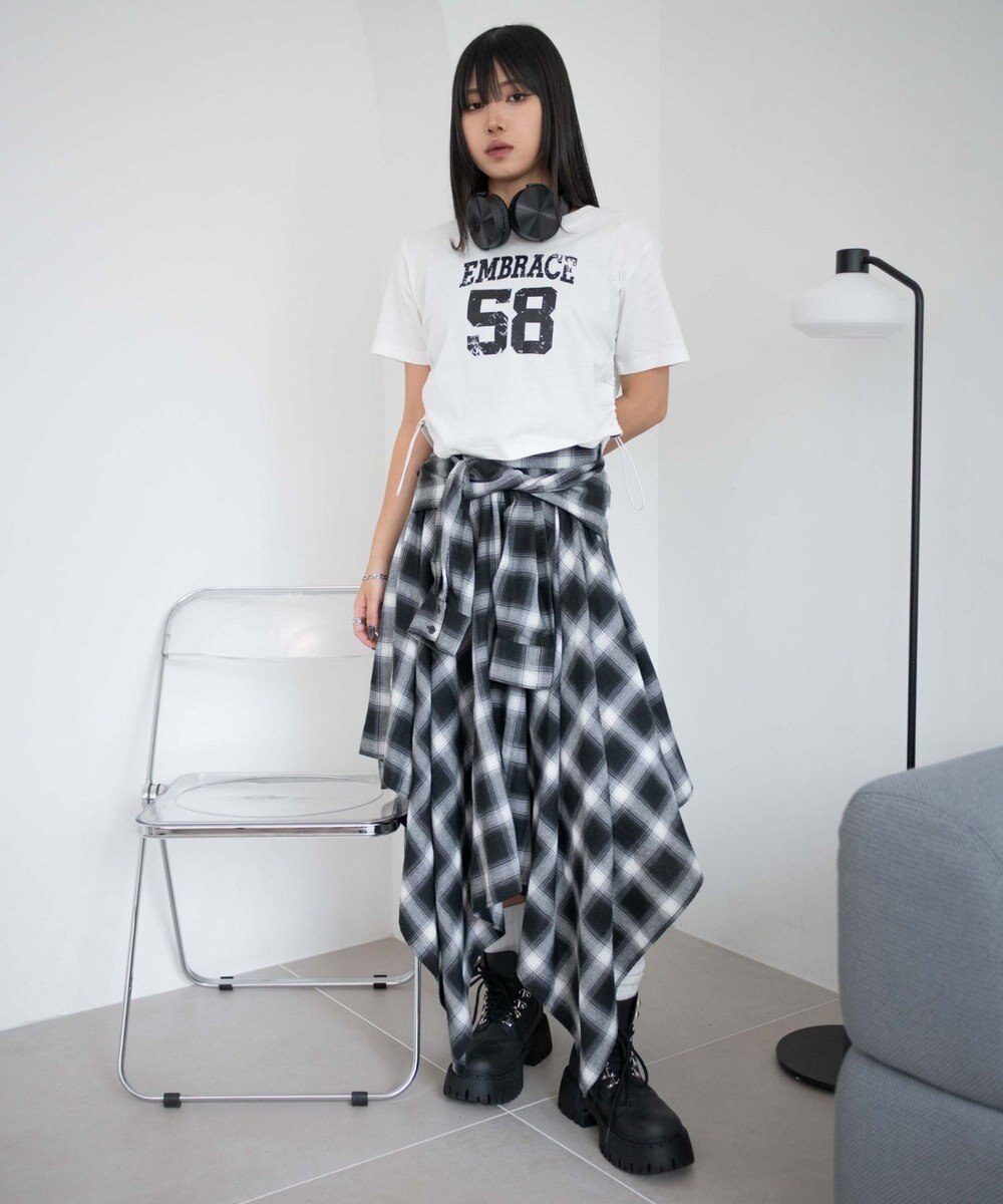 WEGO グラフィックドロストショートT 