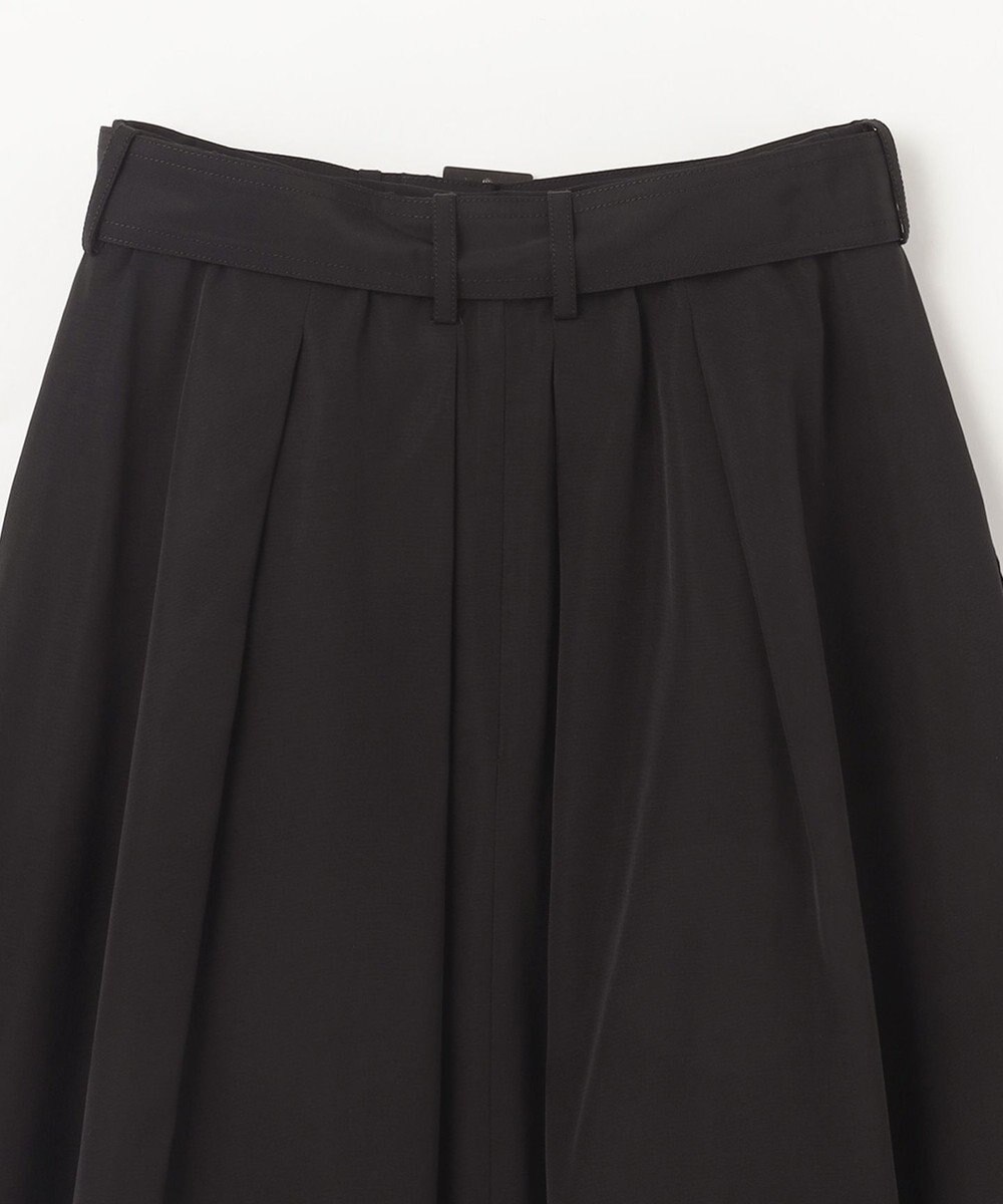 GRACE CONTINENTAL グログランタックフレアスカート 