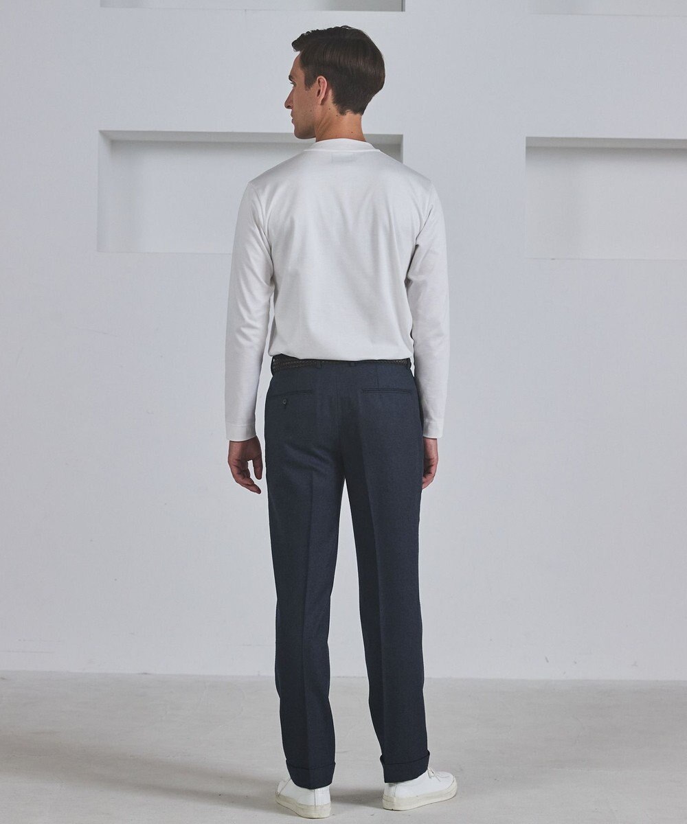 GOTAIRIKU 【綿100％】カバーネック ドレスTシャツ_ロング 