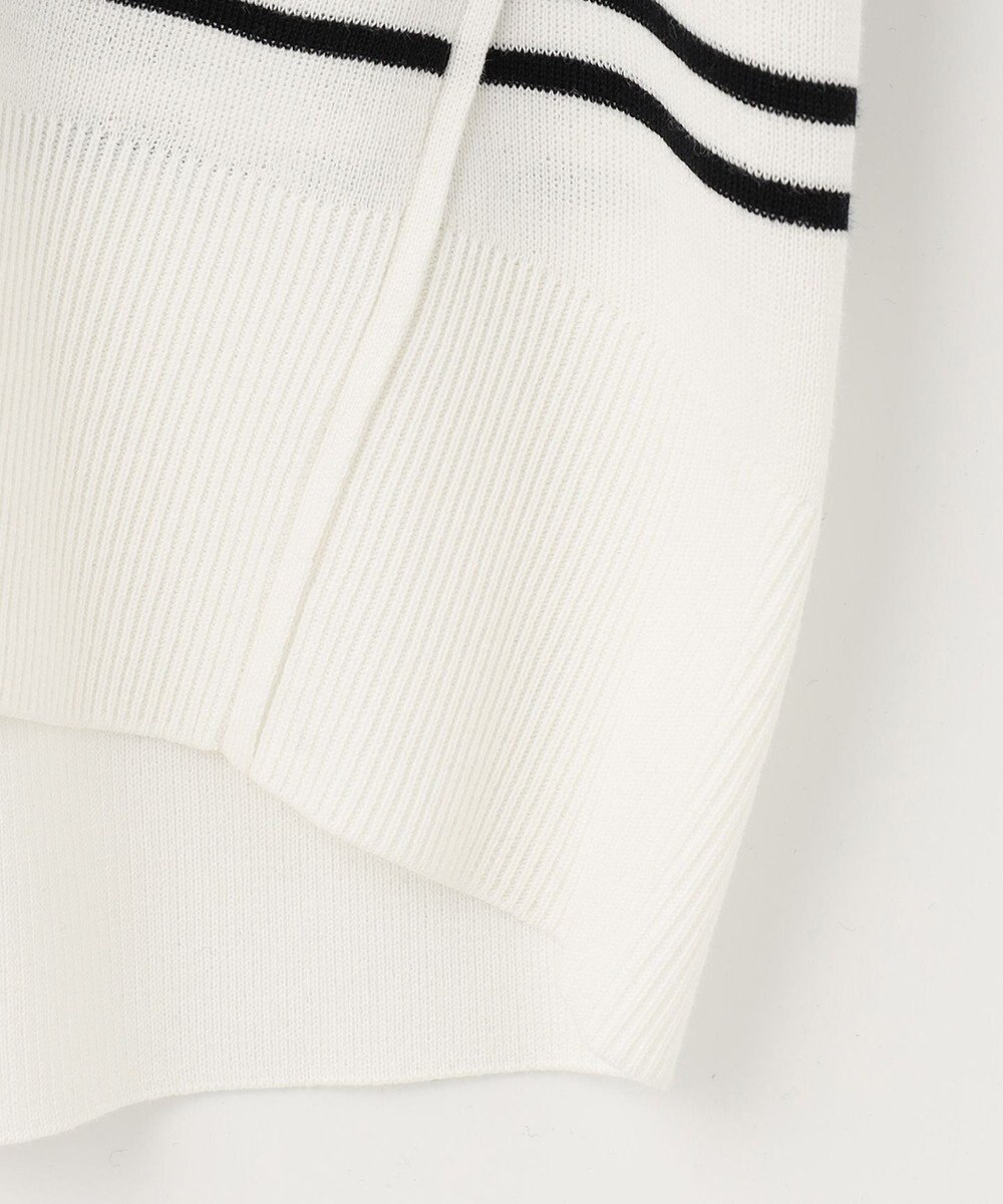 自由区 【XSサイズ～/洗える/セット着用可】ドライコットンハイゲージVネック ニット 