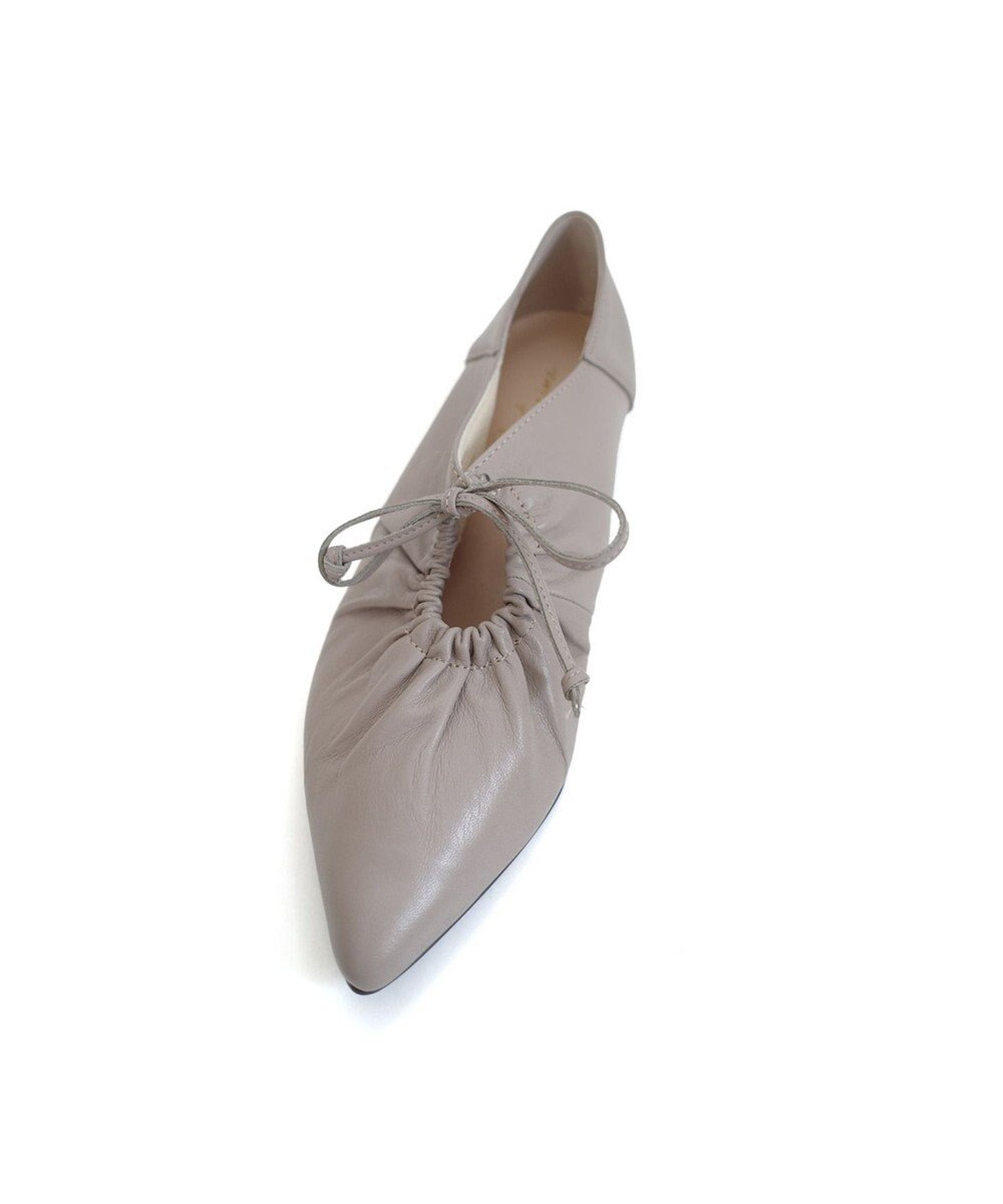 Pointer 日本製 本革ポインテッドトゥリボンパンプス 