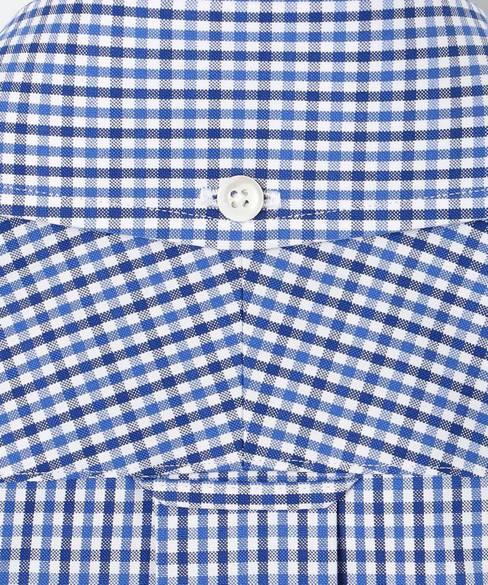 J.PRESS MEN 【PREMIUM PLEATS / 形態安定】ピンオックス カラーミックスギンガム / B.D. 