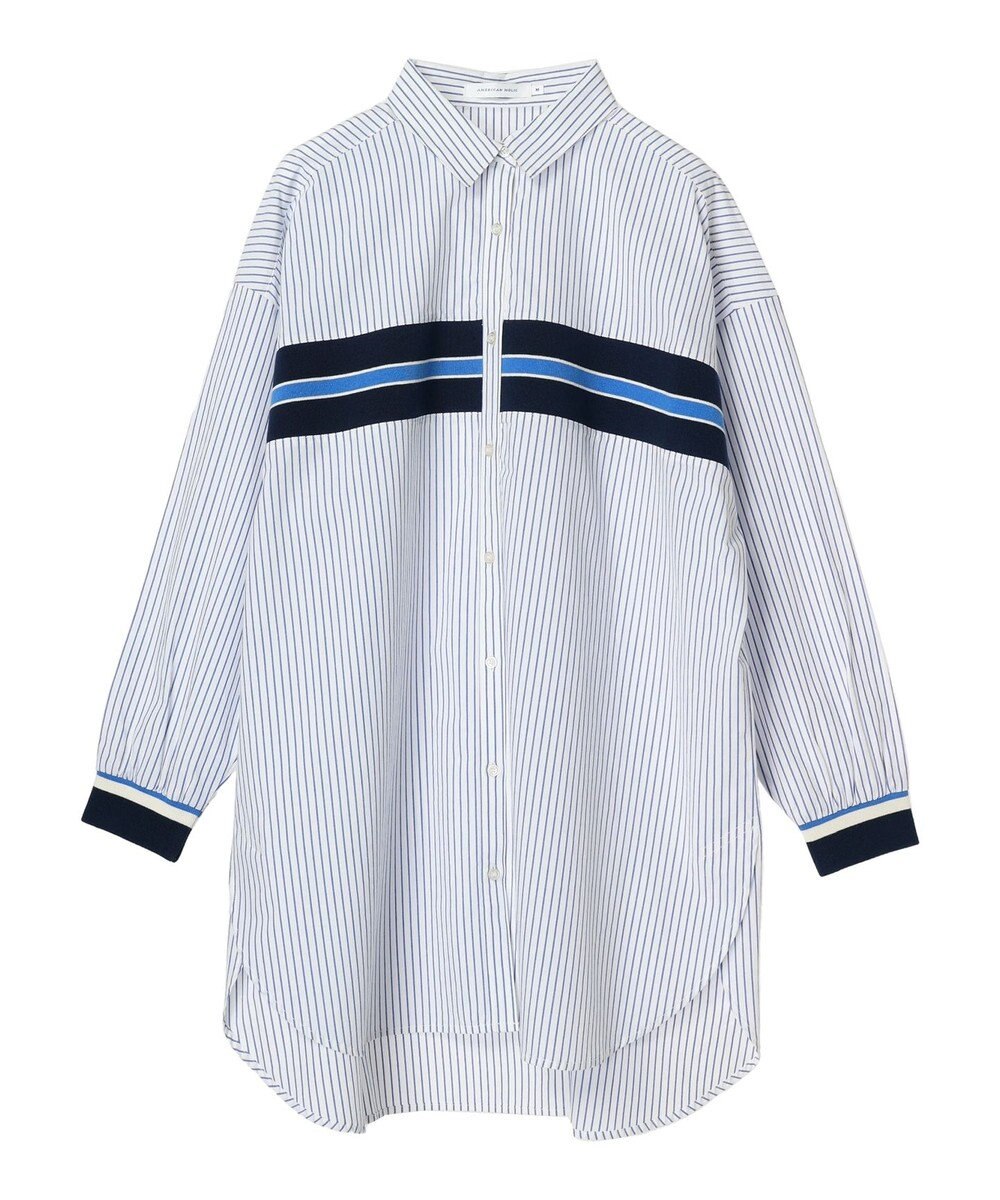 AMERICAN HOLIC リブラインシャツチュニック 