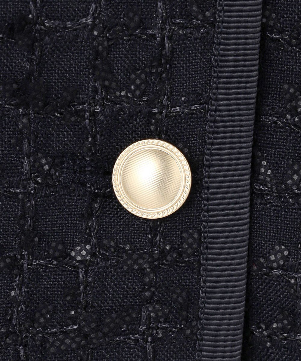 ANY SIS L リボンヤーンライトツイード ジャケット 