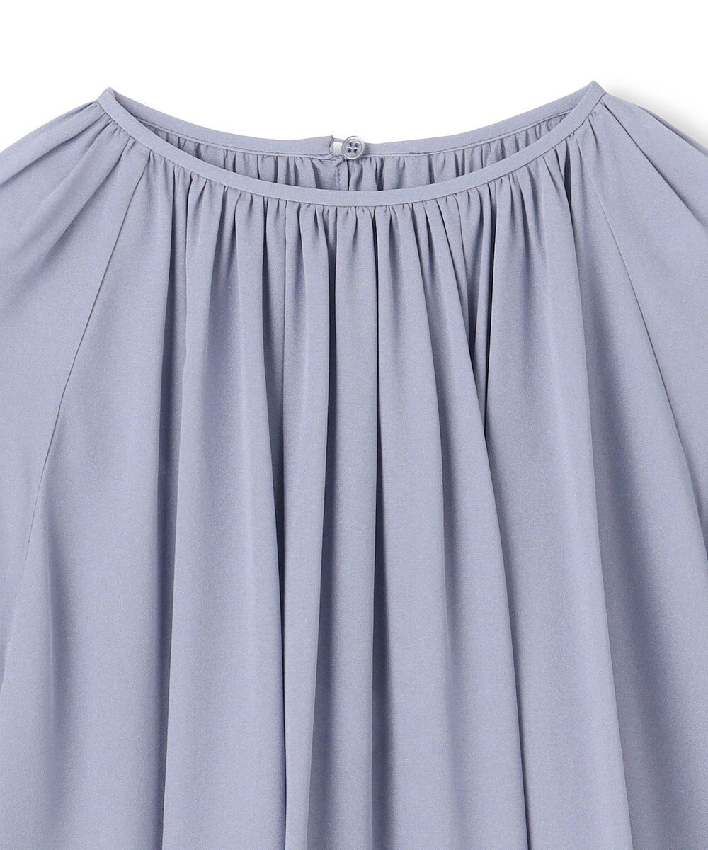 BEIGE， 【洗える】MUSCARI / ソフトシルクキャンディースリーブブラウス 