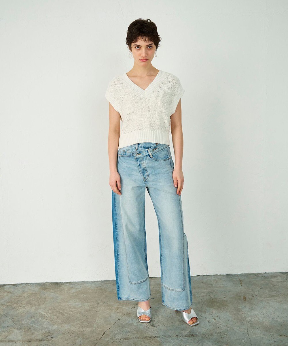 GRACE CONTINENTAL カノコショートニットトップ 