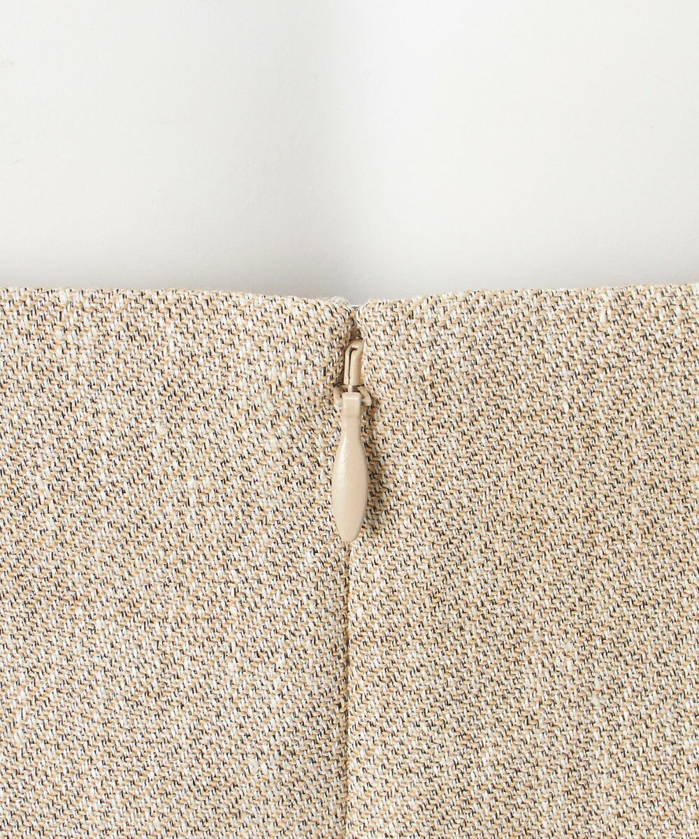 23区 【GOLD LABEL】リネンツイル サイドフリンジ オールインワン 