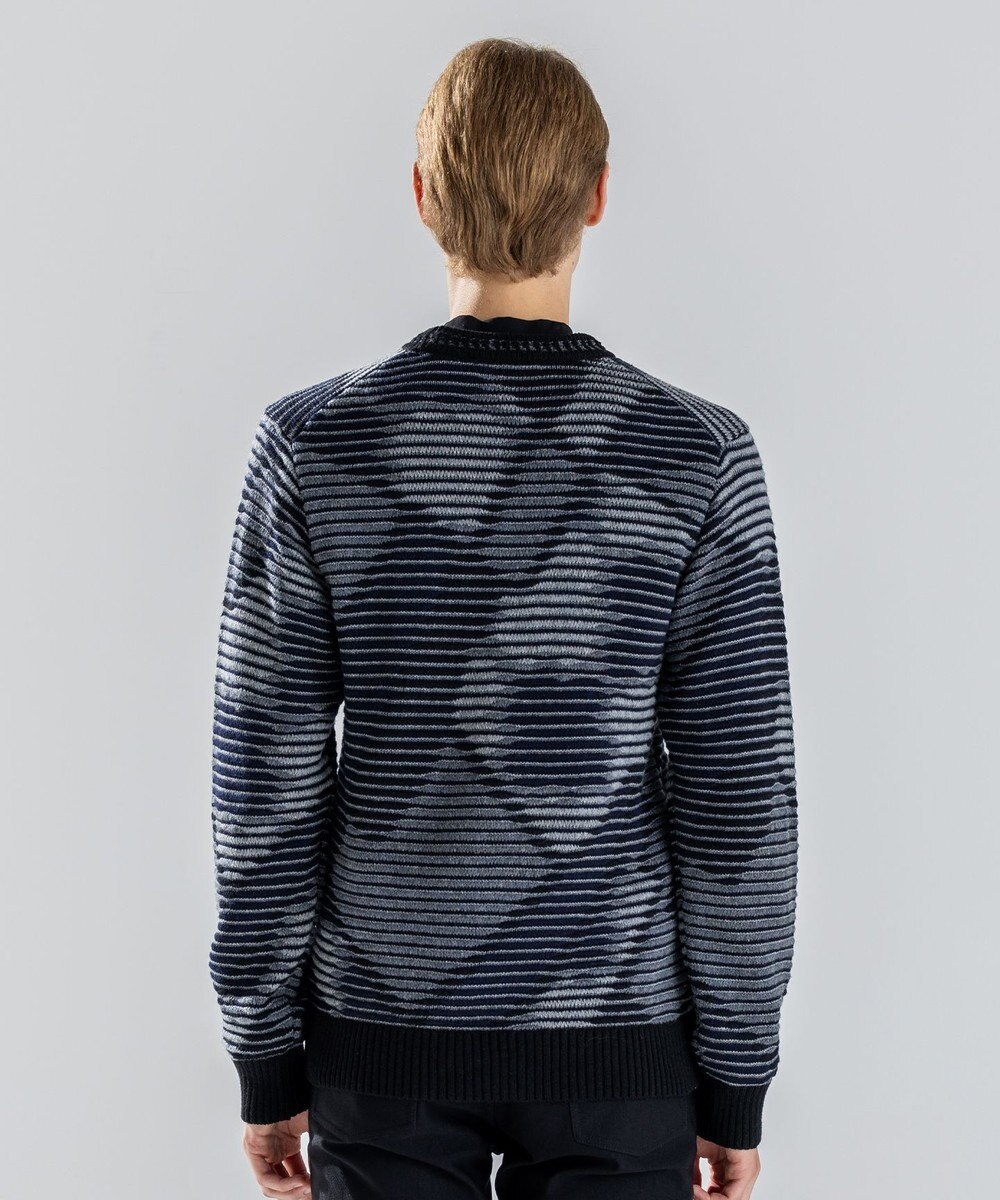 JOSEPH HOMME モロッカンブラインドジャガード　クルーネックニット 