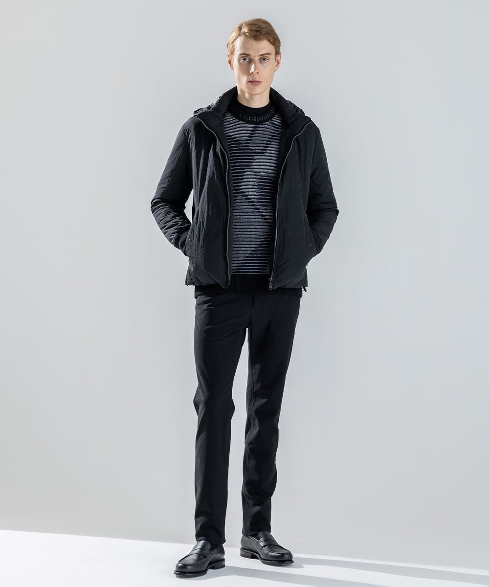 JOSEPH HOMME モロッカンブラインドジャガード　クルーネックニット 