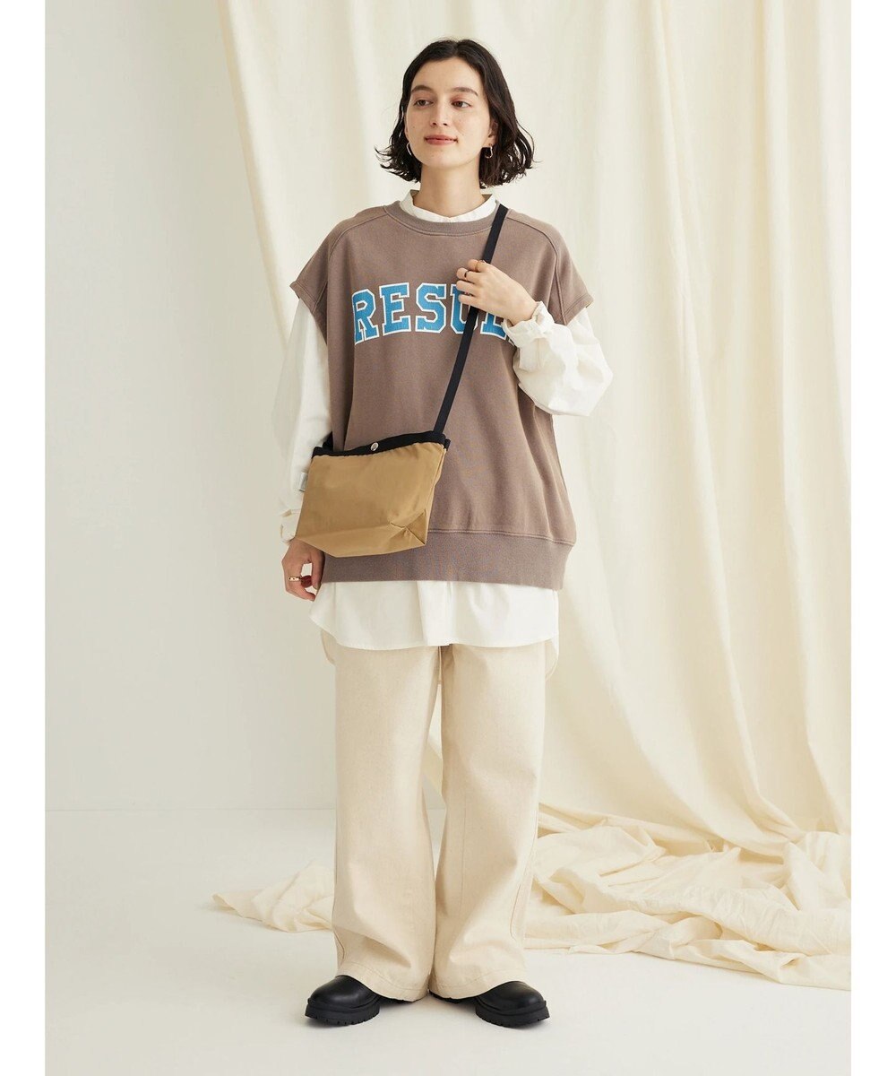 CRAFT STANDARD BOUTIQUE ミニ裏毛　パウダー加工　２ｗａｙクラックＰＴベスト 