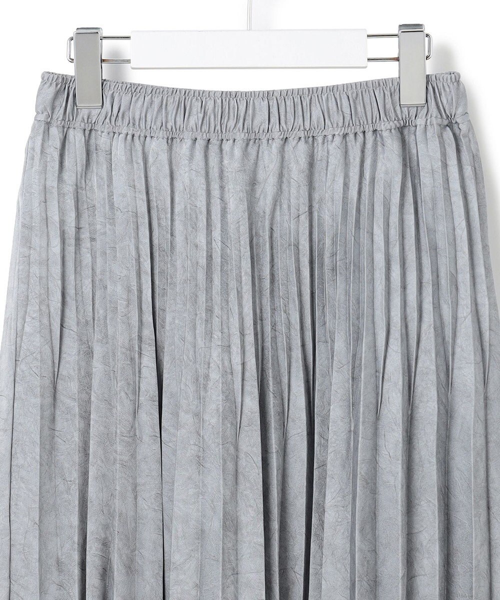 J.PRESS YORK STREET 【WOMEN】カラーブロック ロングプリーツスカート 