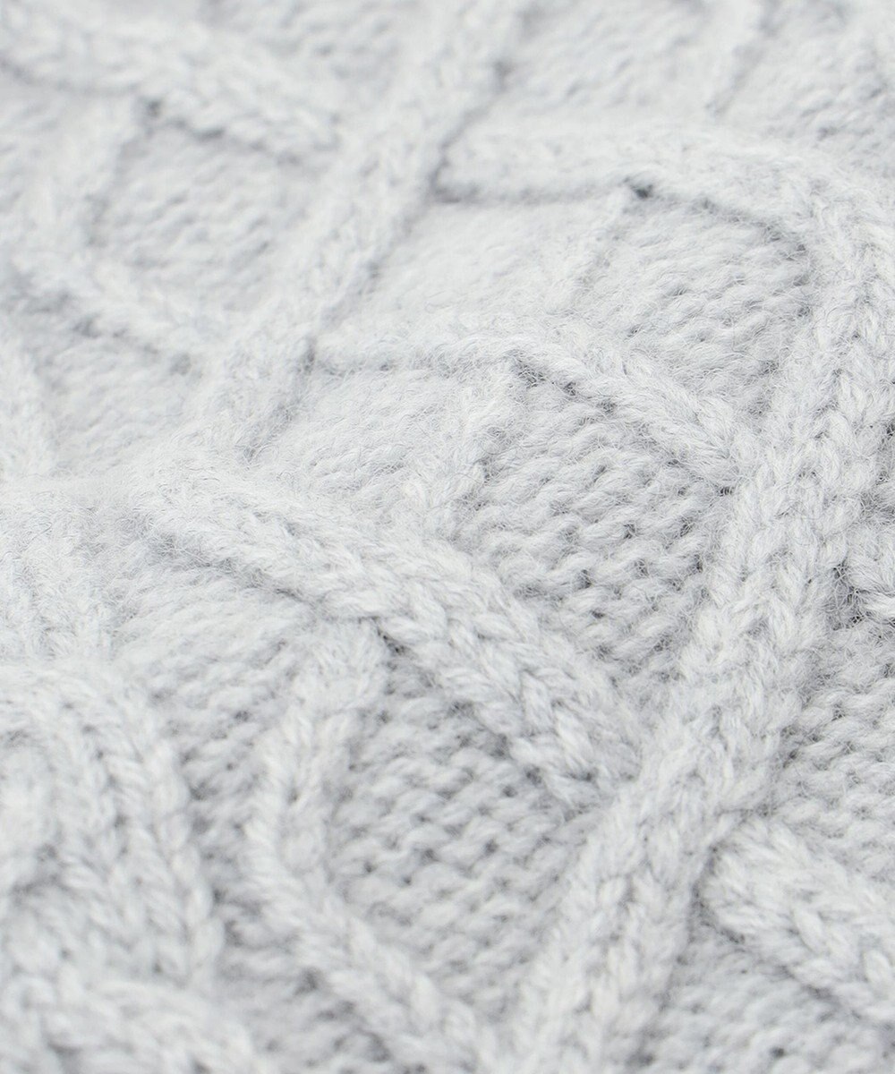 J.PRESS LADIES 【WEB限定・洗える】VICTORIAアランニット ネックウォーマー 