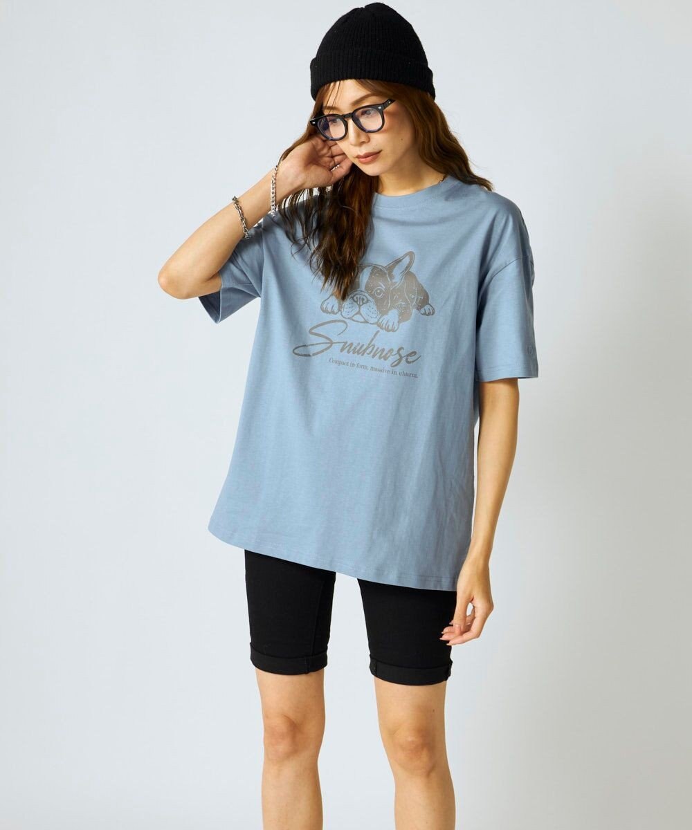 OP／FILA 【Ocean Pacific】かすれプリントTシャツ 