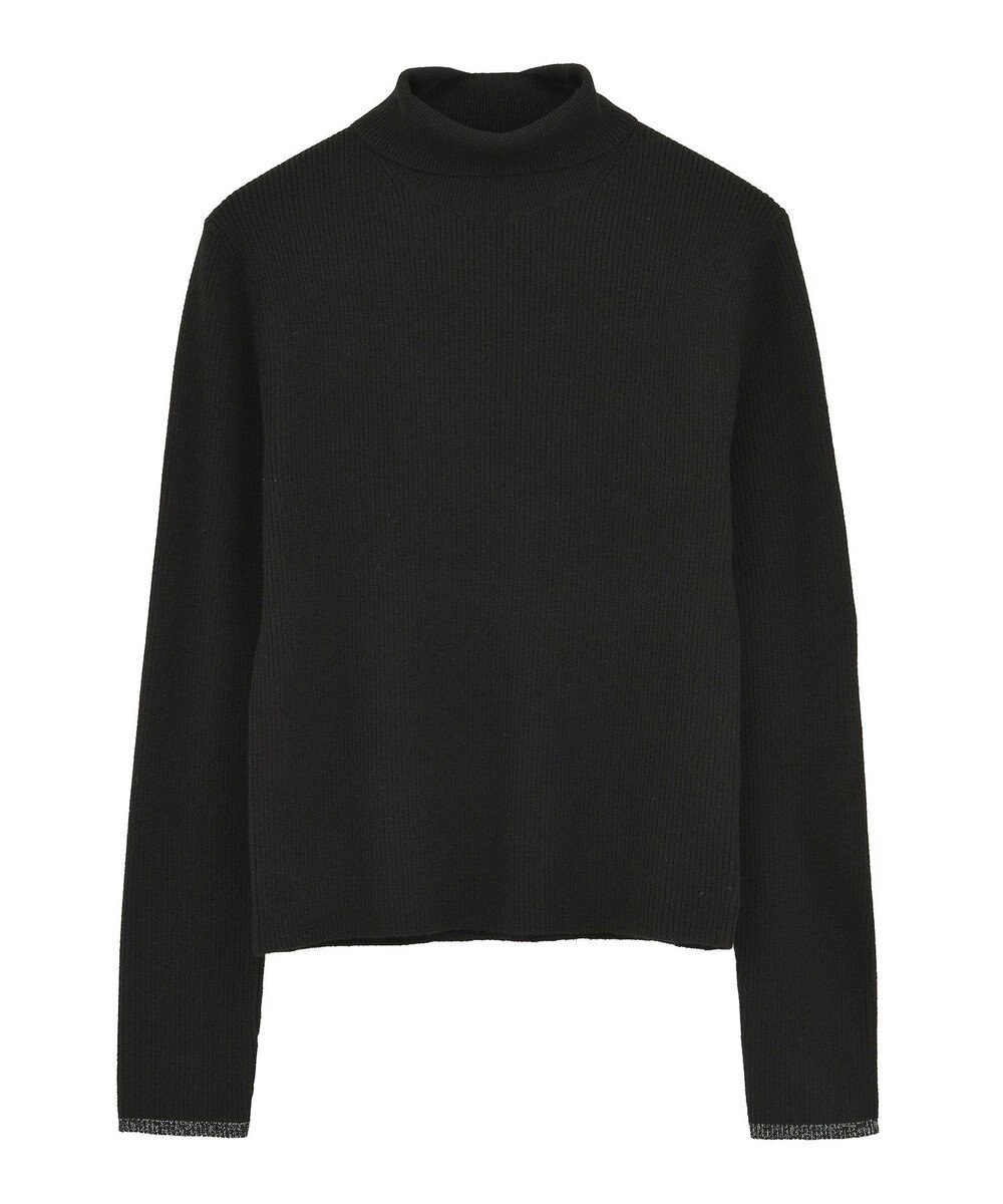 Green Parks チクチクしないリブタートルニットプルオーバー 