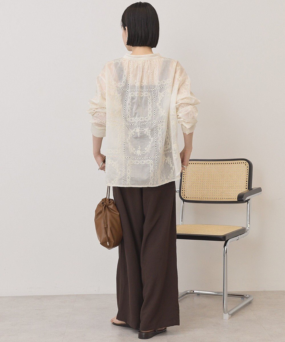 AMERICAN HOLIC スキッパーレースブラウス 
