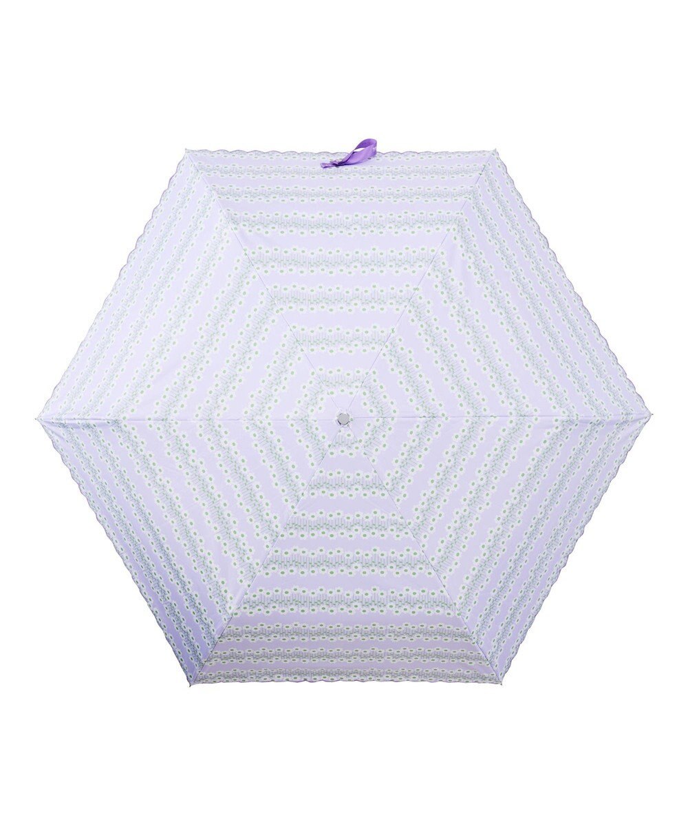 MOONBAT アデリアレトロ×estaa 晴雨兼用日傘 折りたたみ傘 ラプソディー UV 一級遮光 