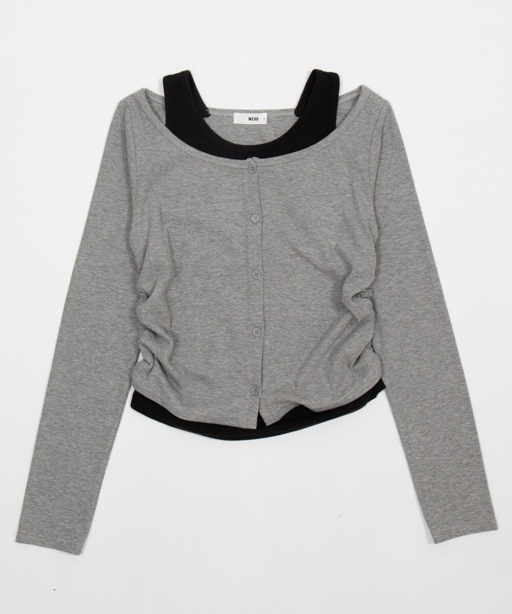 WEGO カーデドッキングレイヤードロンT 