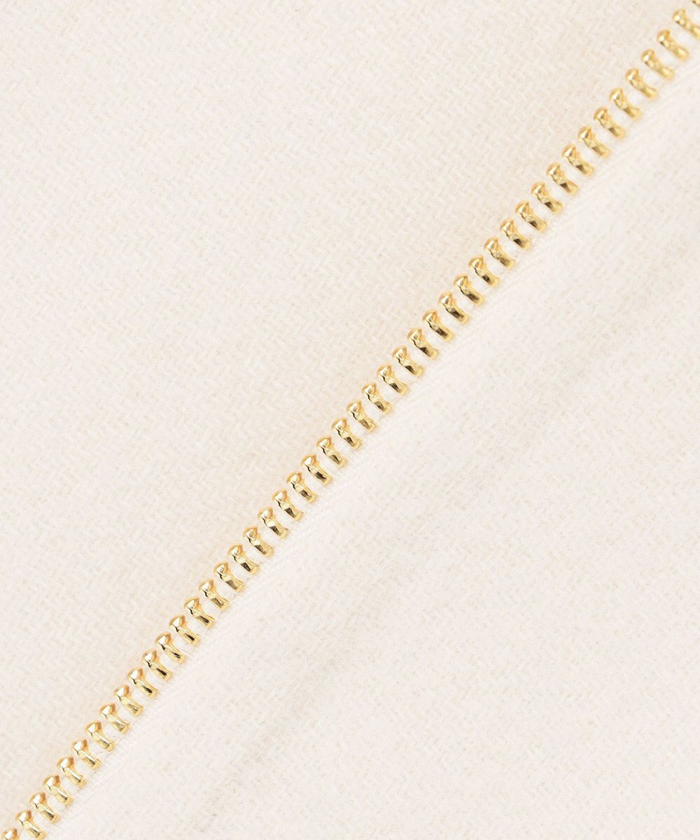 23区 L ウールライトリバー ノーカラー ショートコート 