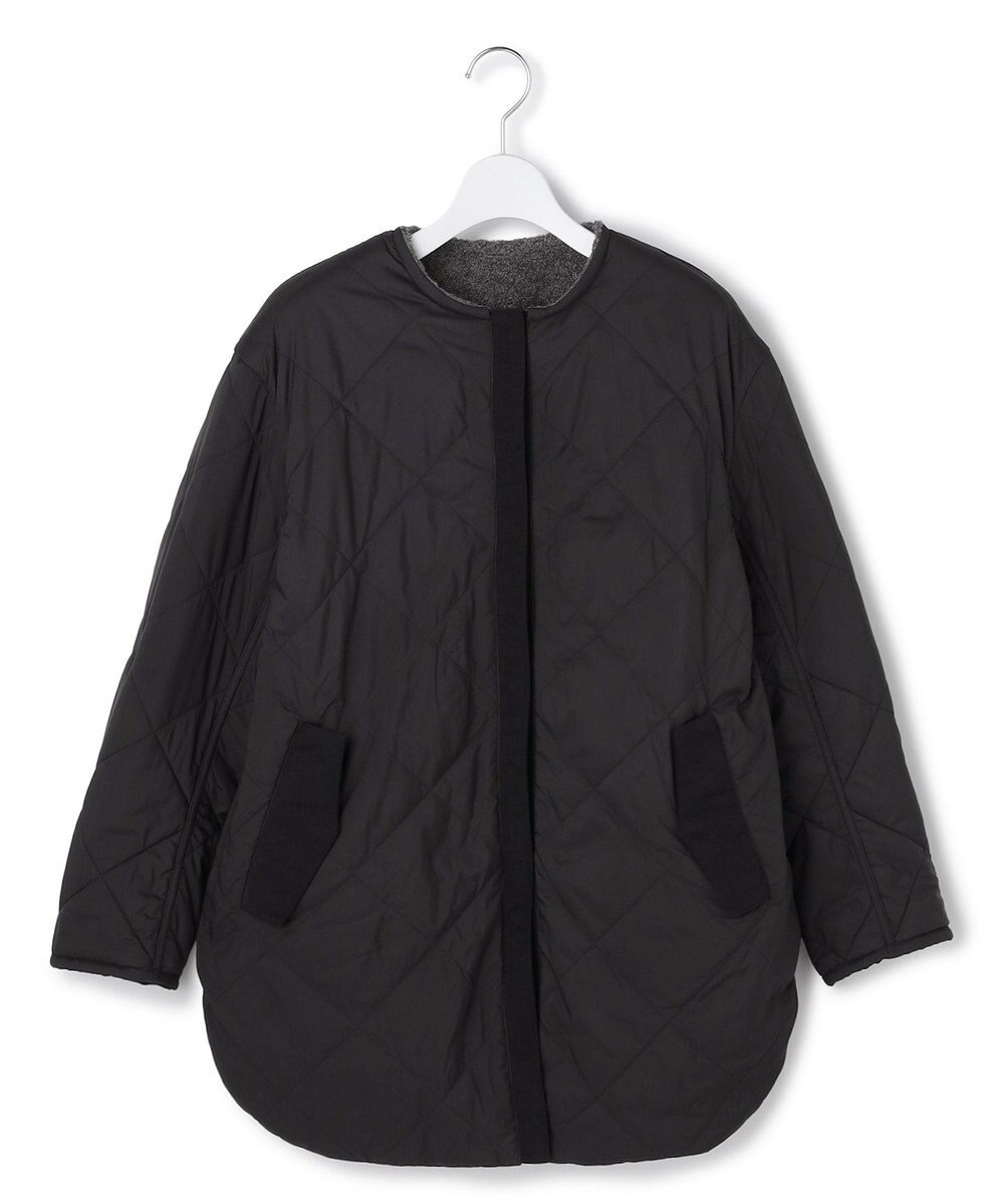 ICB L 【リバーシブル着用可能】 リバーシブルキルト ミドル丈コート 