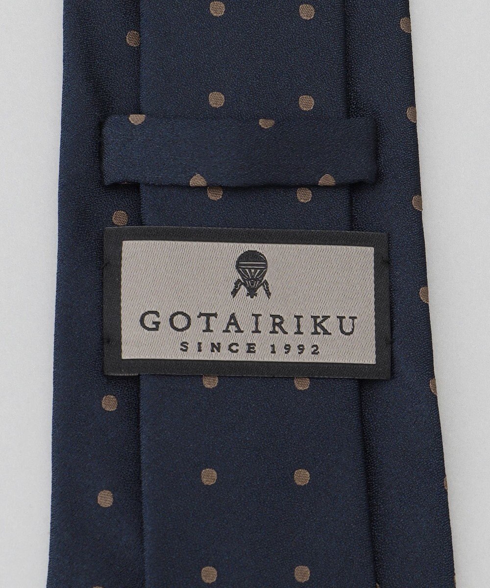 GOTAIRIKU GOTAIRIKU別注【日本製】シルク ネクタイ_ドット柄 