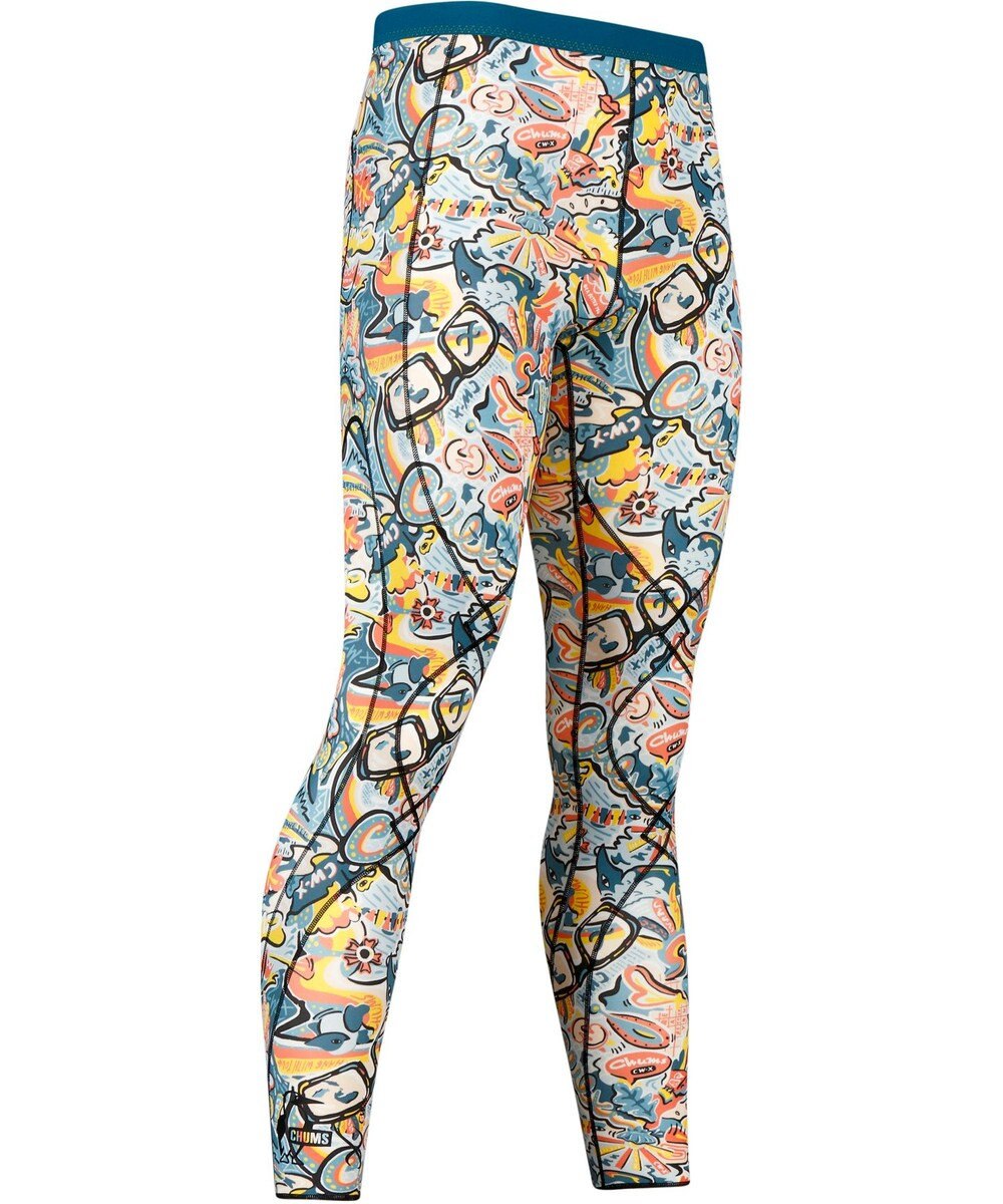 CW-X 【MEN】 CW-X 【CHUMS (チャムス)コラボ】 メンズスポーツタイツ ひざの負荷・運動時の筋肉の疲労を軽減 ロング丈 ジョギング ウォーキング メンズ LNO310 /ワコール 