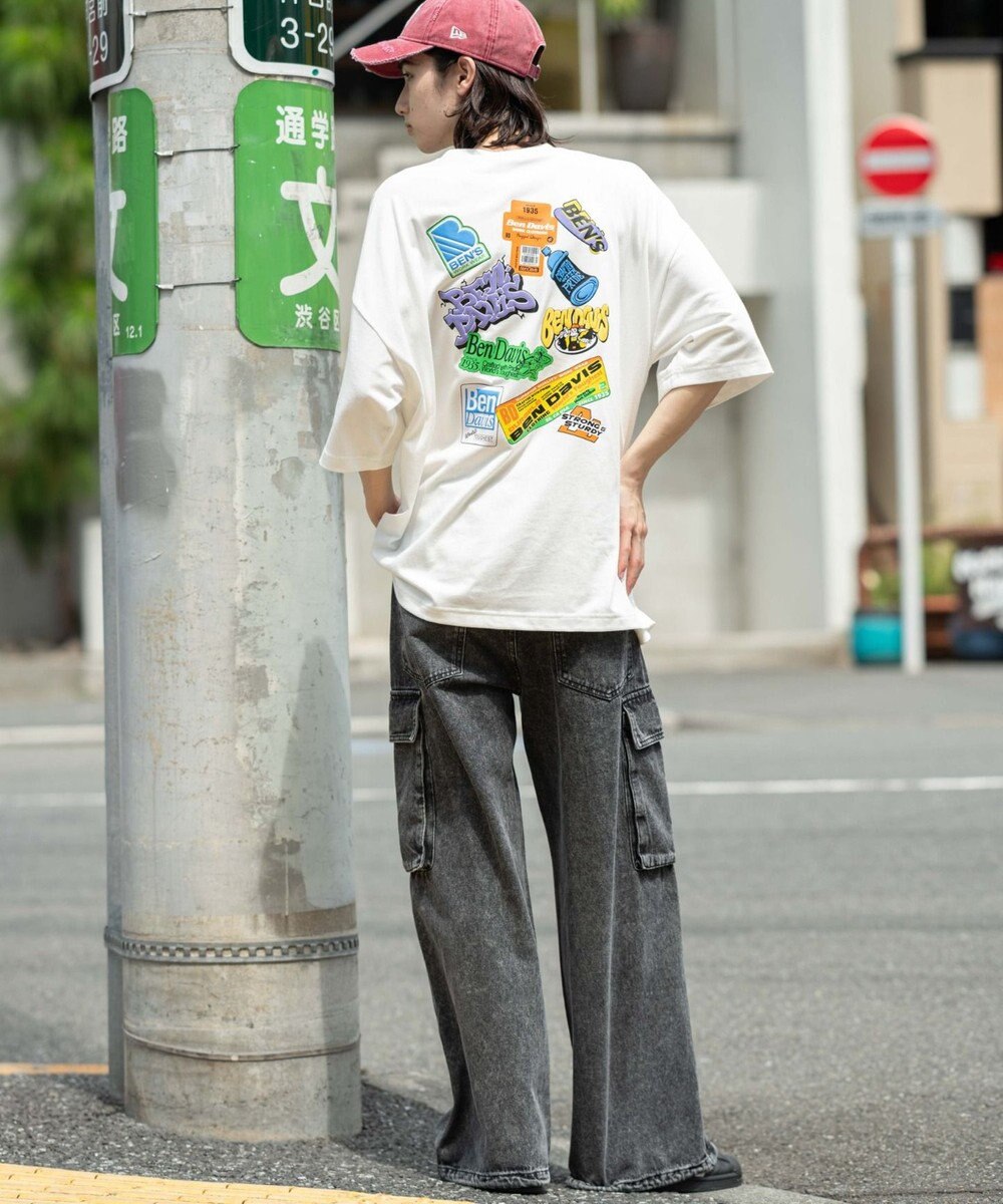 WEGO 【ユニセックス着用ITEM/SMLサイズ展開】別注BENDAVISクールタッチグラフィックT（SS） 