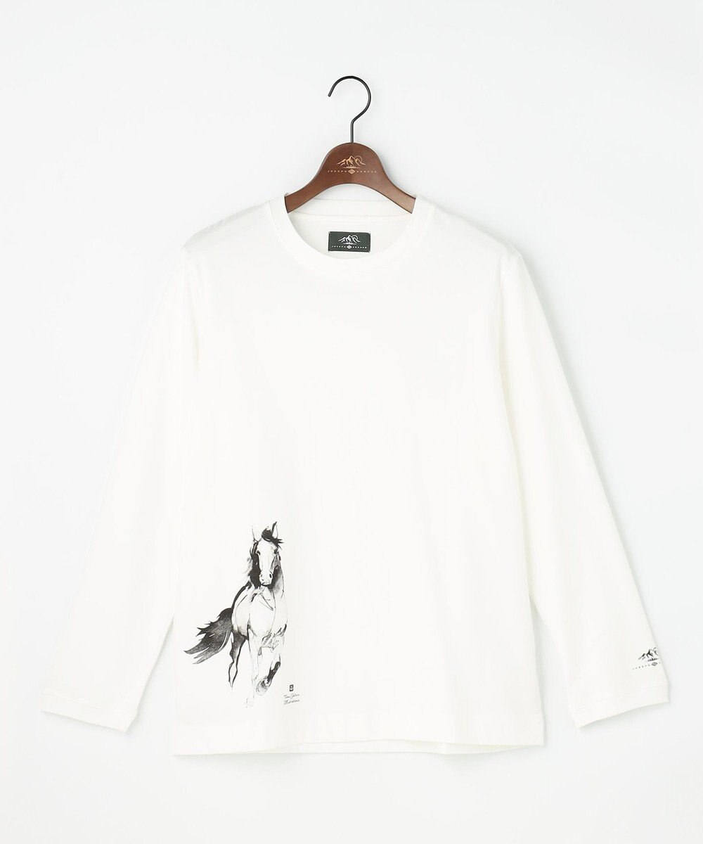 JOSEPH ABBOUD MOUNTAIN 【テーム・ヤルヴィモチーフ】プレーティング天竺 ロングTシャツ 