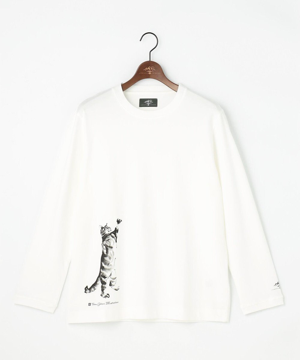 JOSEPH ABBOUD MOUNTAIN 【テーム・ヤルヴィモチーフ】プレーティング天竺 ロングTシャツ 