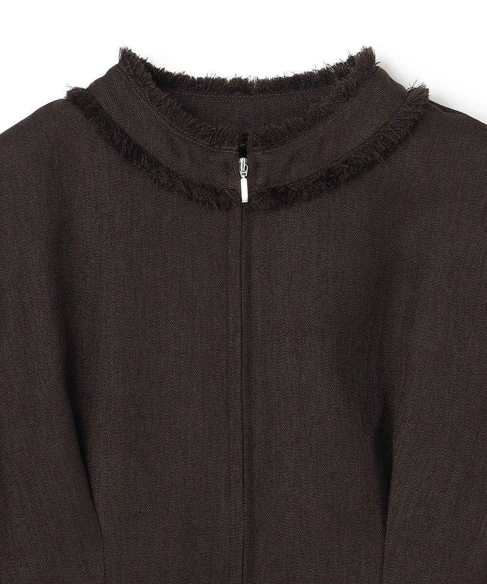 uncrave リネンライクツイル ジレブラウス 