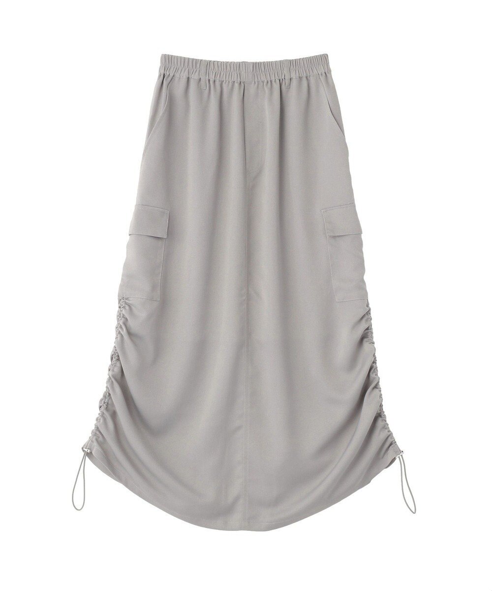 Green Parks サテンカーゴスカート 