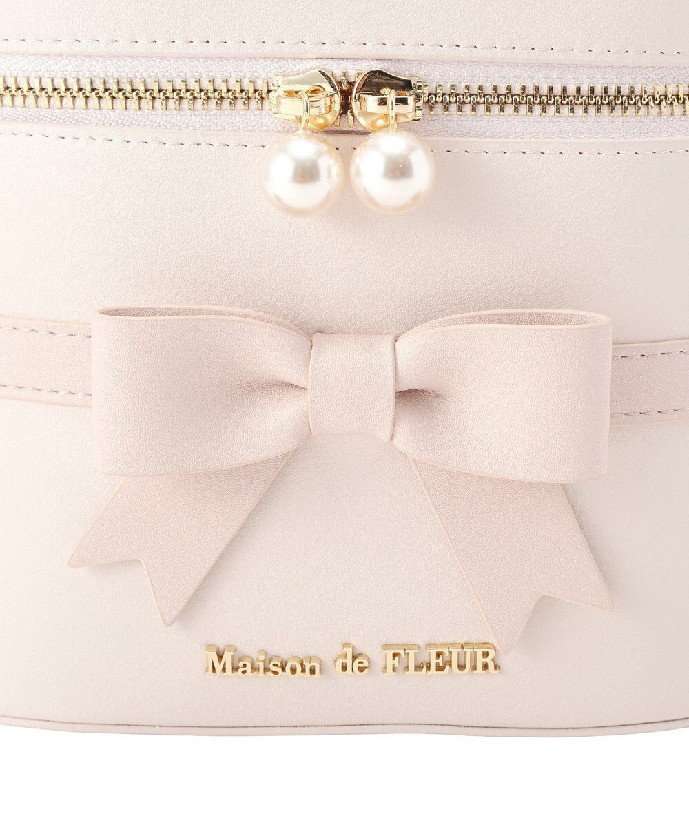 Maison de FLEUR ローズブーケキューブショルダーバッグ 