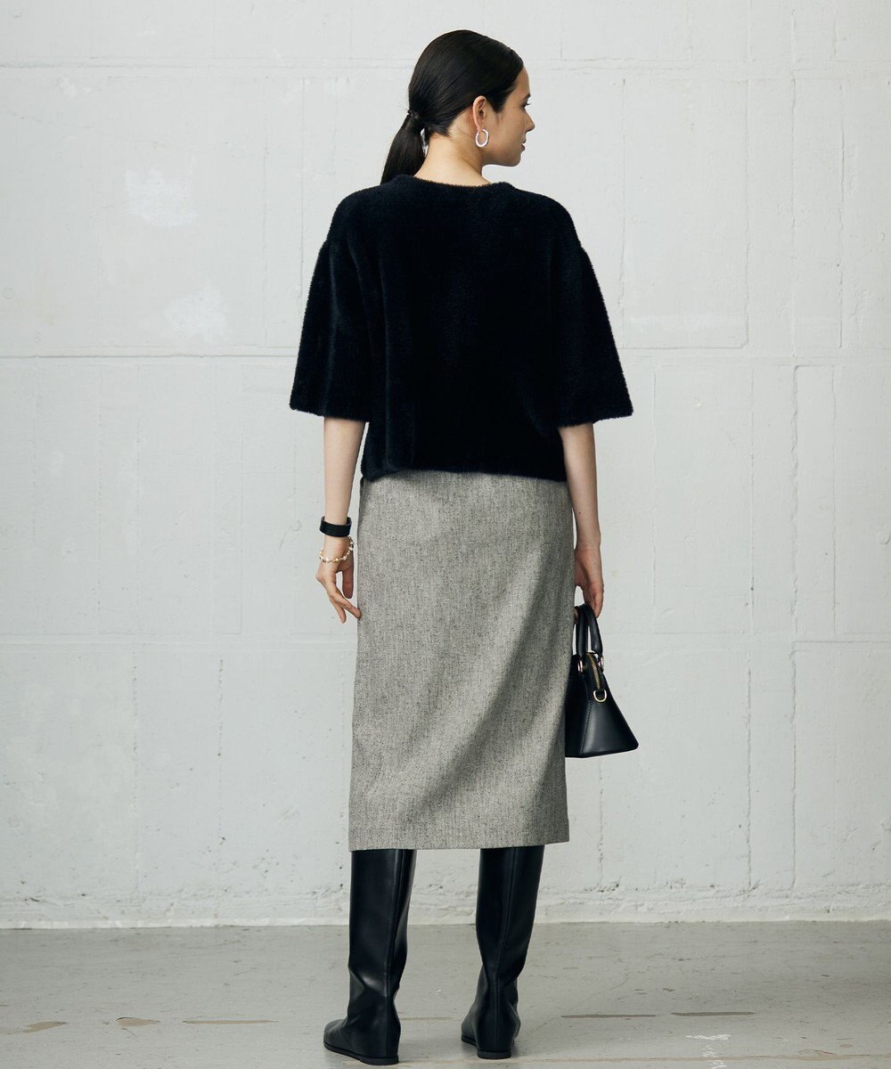 自由区 L 【カタログ掲載】シェニールボンディング ニット 