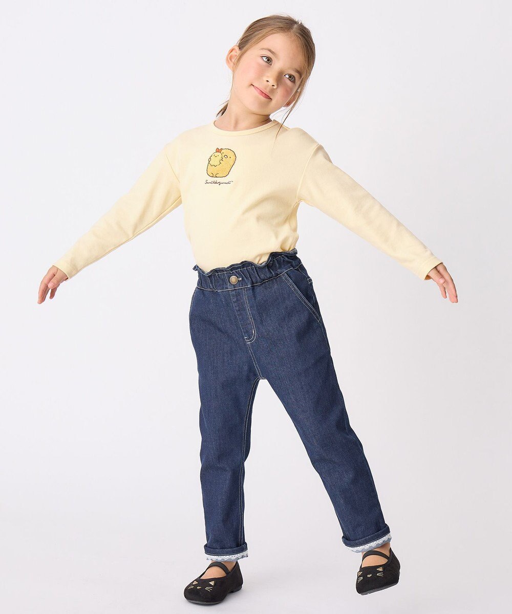 ANY KIDS 【すみっコぐらし】サガラ刺繍 長袖 Tシャツ 