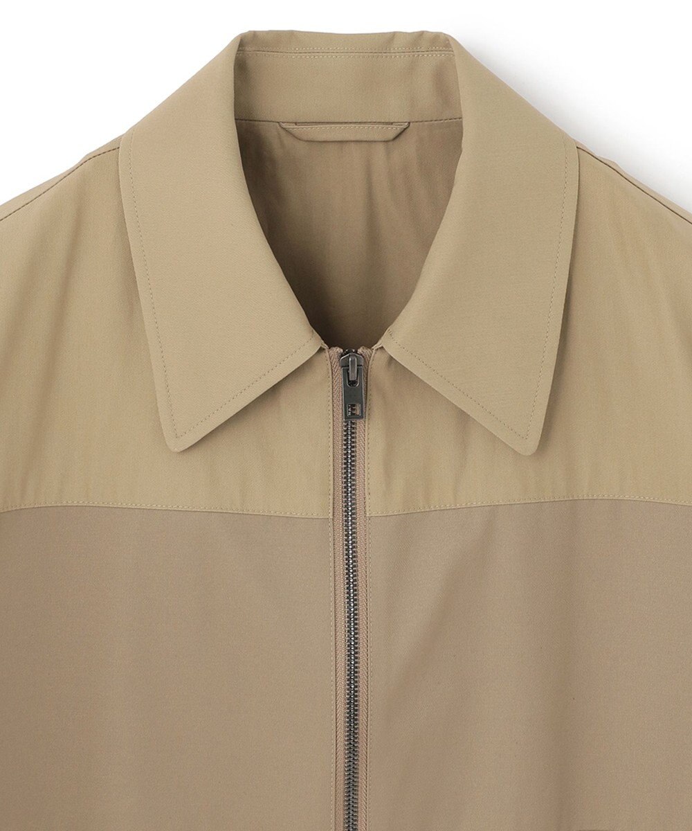 JOSEPH HOMME GASSED LIGHT TWILL ZIP BLOUSON 
