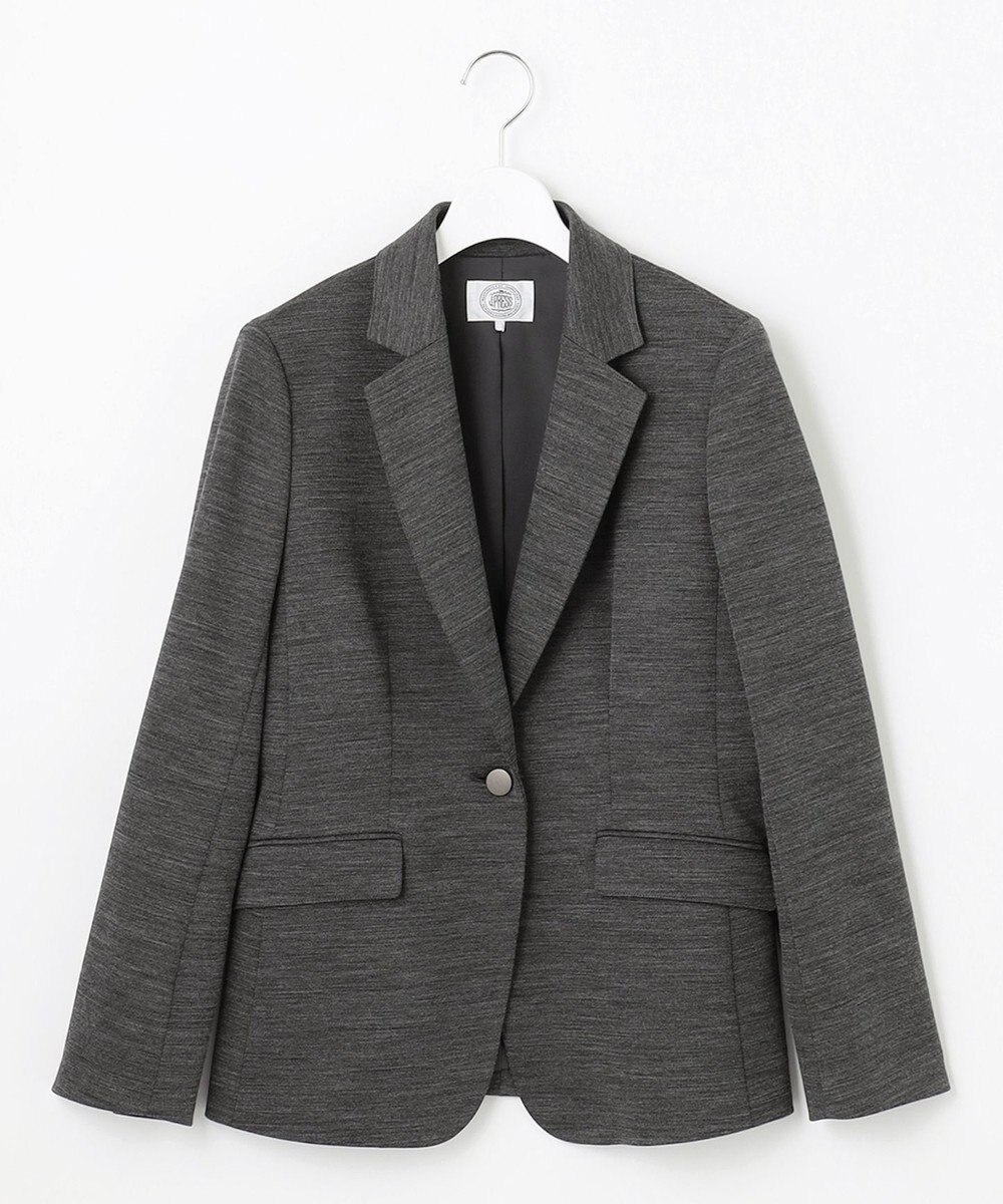 J.PRESS LADIES L ジャージー テーラード ジャケット 