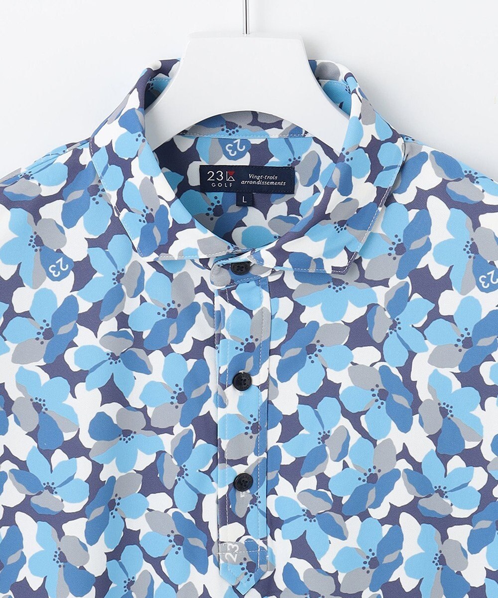 23区GOLF 【MEN】ＳＡＫＵＲＡモチーフプリント 半袖シャツ 