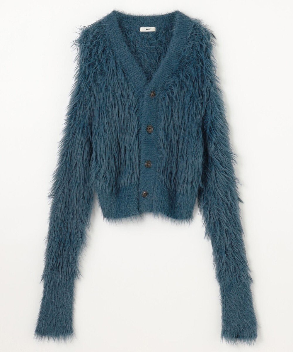 NAVE 【ReNAVE・洗える】メルティーシャギーニット カーディガン 