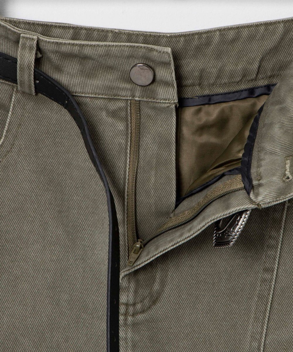 WEGO ベルトデニムスカート 