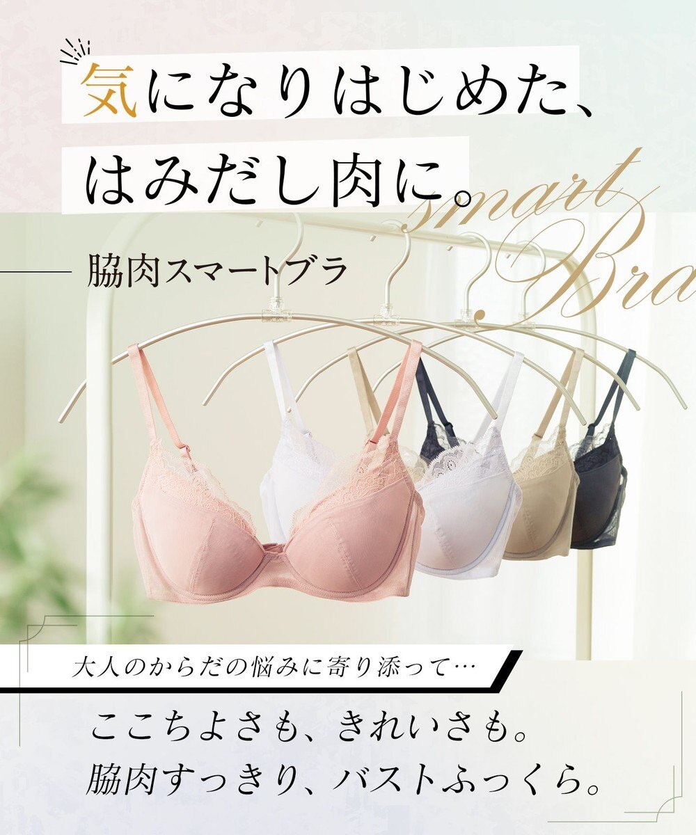 Wing ブラジャー 脇高設計 脇肉・背中すっきり バストふっくら 【脇肉スマートブラ】 ブラ KB2640 ウイング／ワコール 