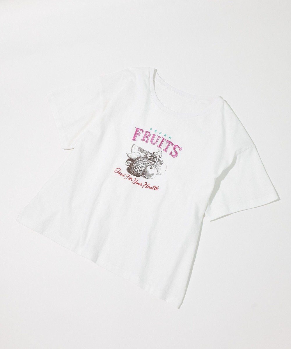 earth music&ecology 刺繍Tシャツ 
