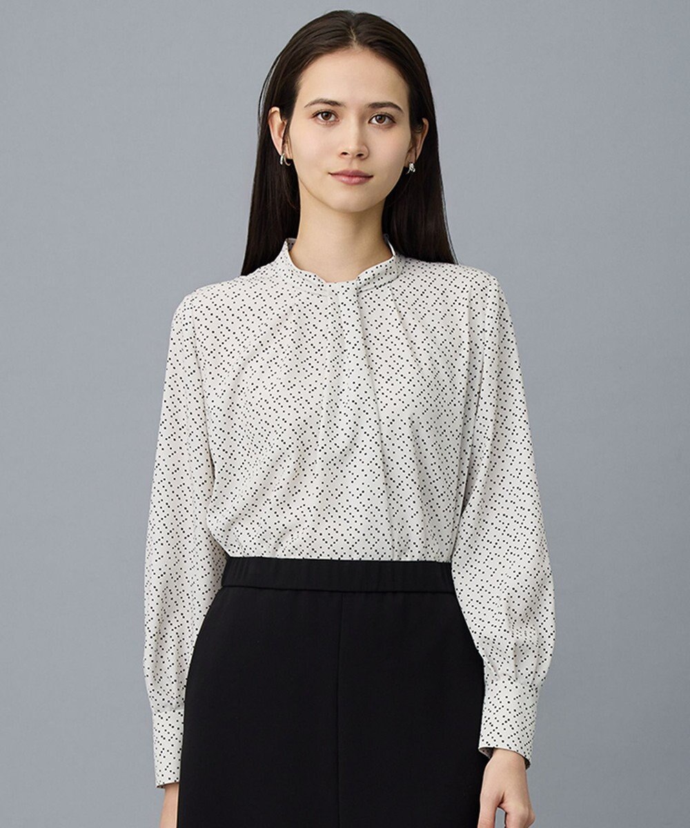 自由区 【カタログ掲載・セットアップ対応】ライトサテン ブラウス 