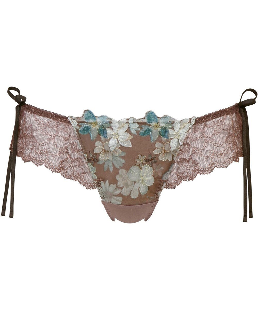 WACOAL Tバック ショーツ 【重力に負けないバストケアBra】 はきこみ丈あさめ BRB414とペア レディース PRA414 /ワコール 