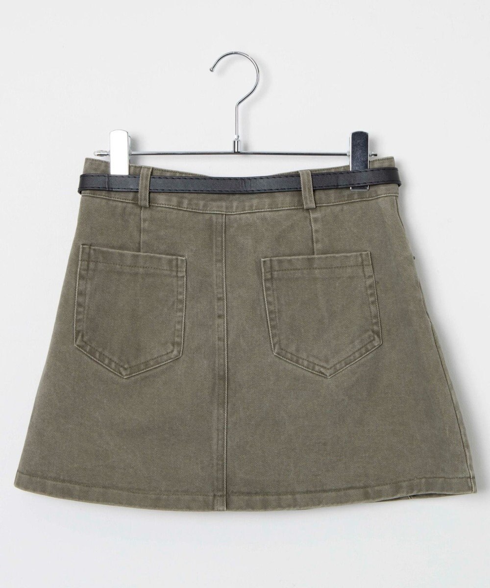 WEGO ベルトデニムスカート 