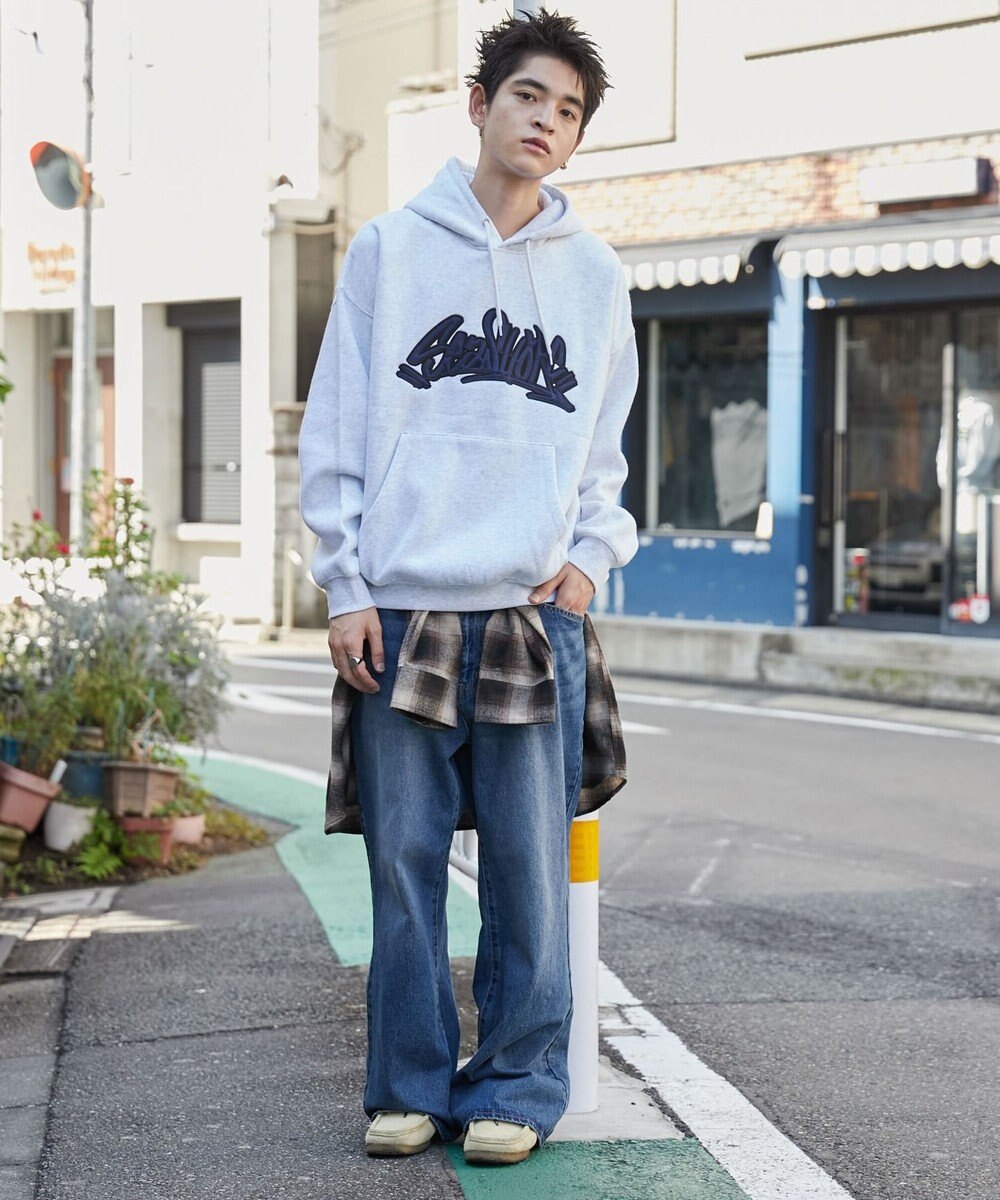 WEGO ワッペンロゴパーカー 