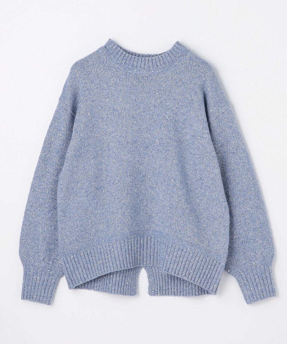 ANY スパンコールニット 