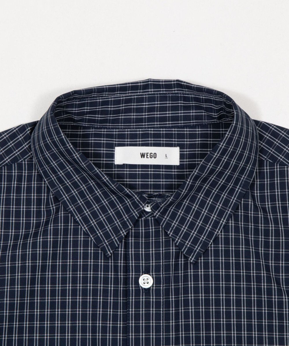 WEGO 【ユニセックス着用ITEM/MLサイズ展開】クロップドブロードシャツ 