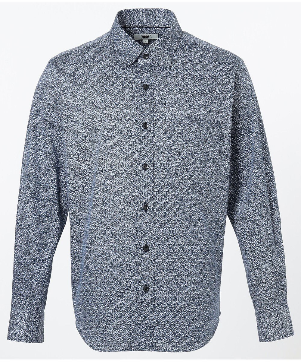 JOSEPH ABBOUD 【キングサイズ】コンパクトジャージープリント シャツ 